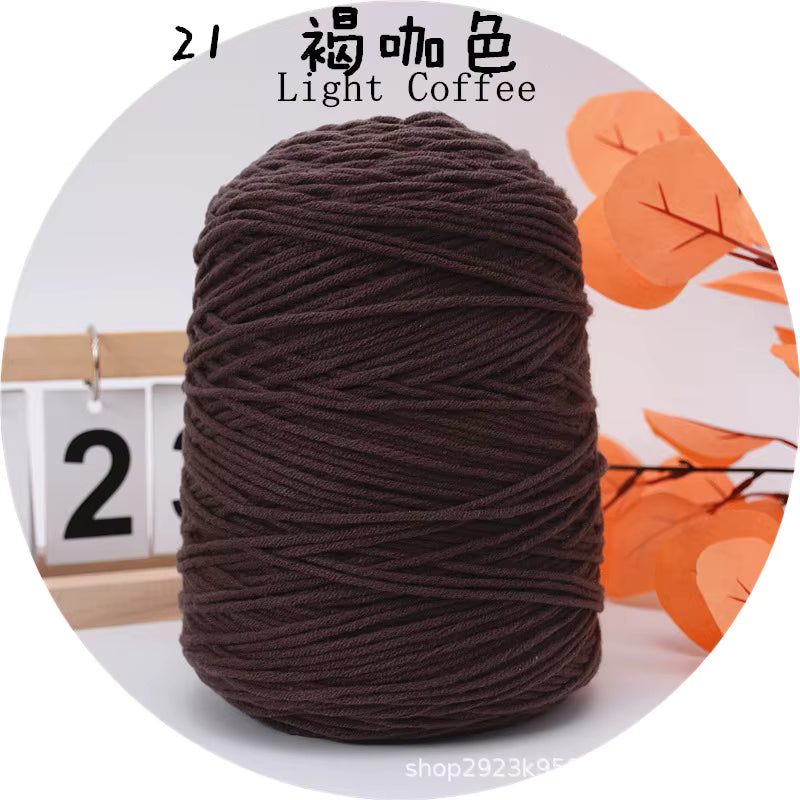 Holdbar 8-trådet flerfarvet tufting garn (400g)