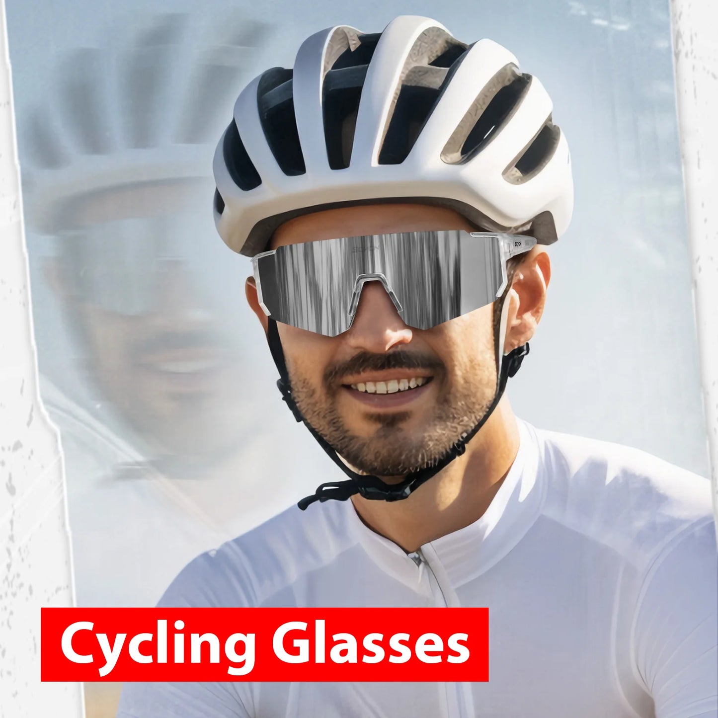 UV400 Leichtgewichtige und schlagfeste Fahrradbrille