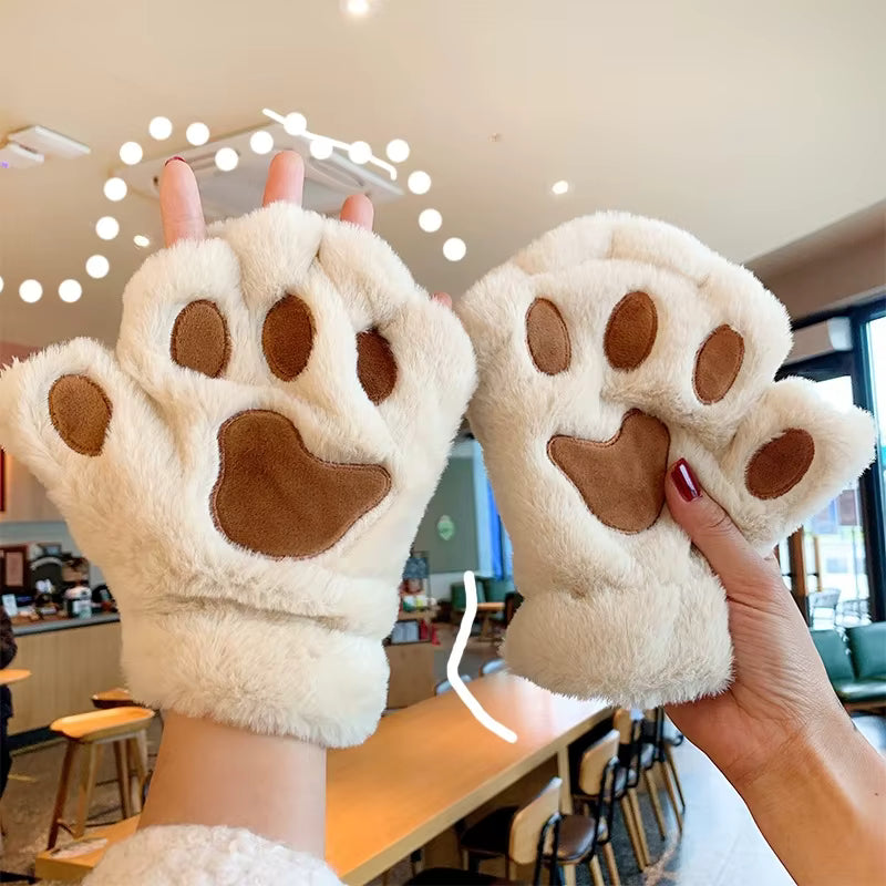 Bequeme weiche fingerlose Pfotenhandschuhe