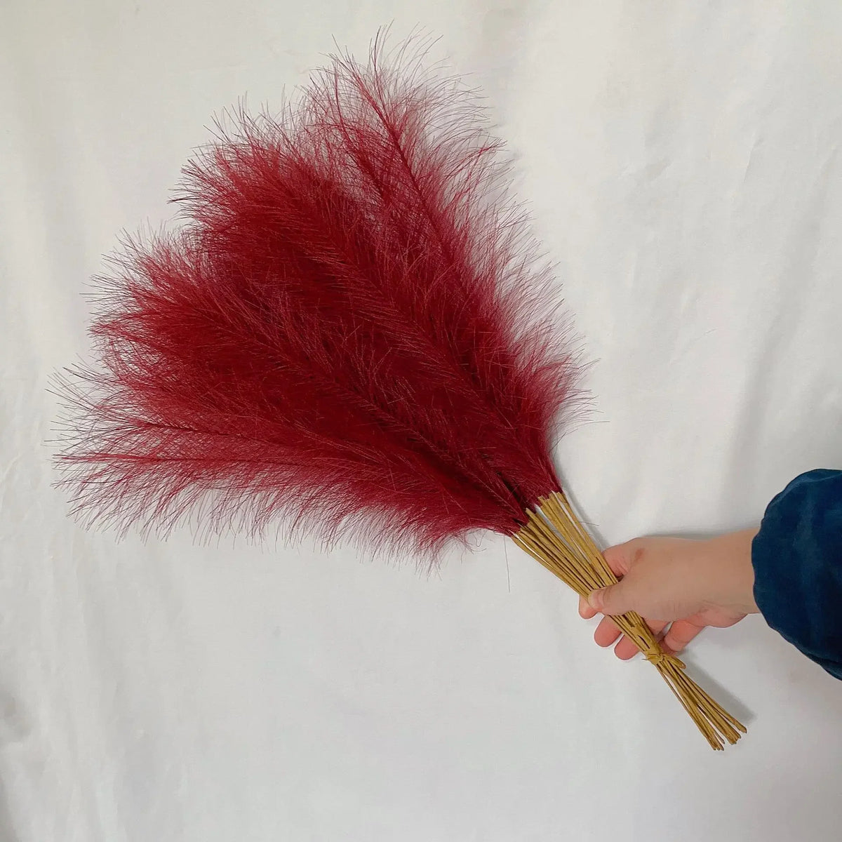Künstlicher Pampasgrasstiel aus Seide (53–55 cm)