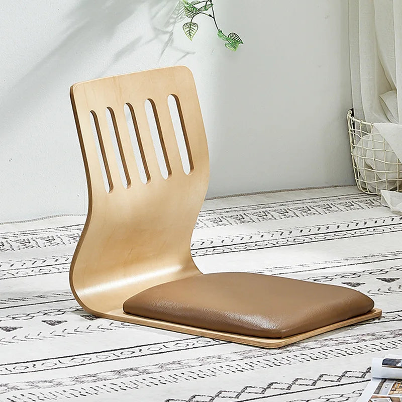 Ergonomisk polstret gulvstol uden ben