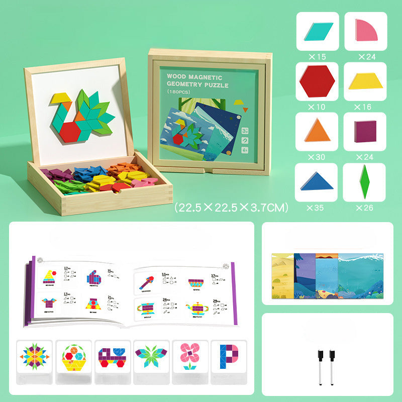 BrainCraft Builders Magnetisches Puzzle — Entfache sofort die Fantasie