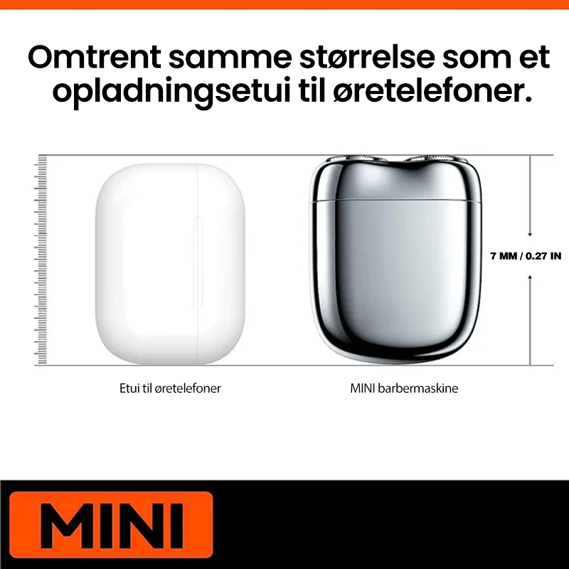GlideSense Kompakter Rasierer — Glatte Rasuren überall