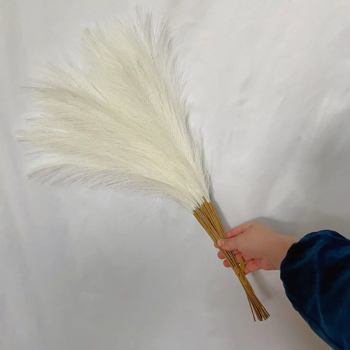 Künstlicher Pampasgrasstiel aus Seide (53–55 cm)