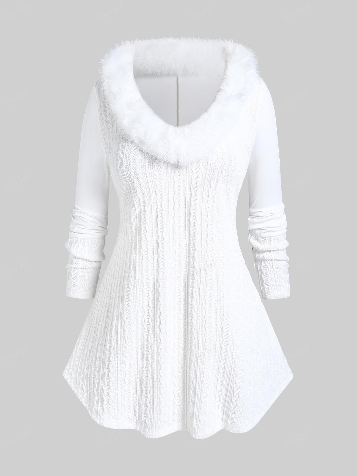 Eden - Pullover aus Kunstfell für stilvolle Wintertage