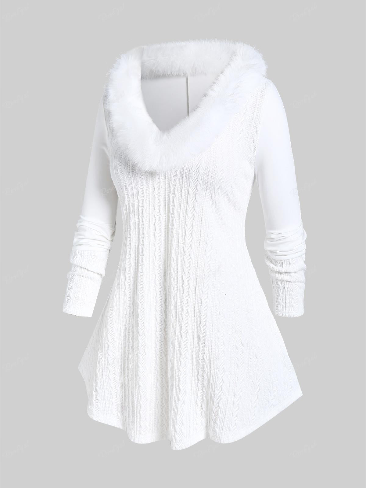 Eden - Pullover aus Kunstfell für stilvolle Wintertage