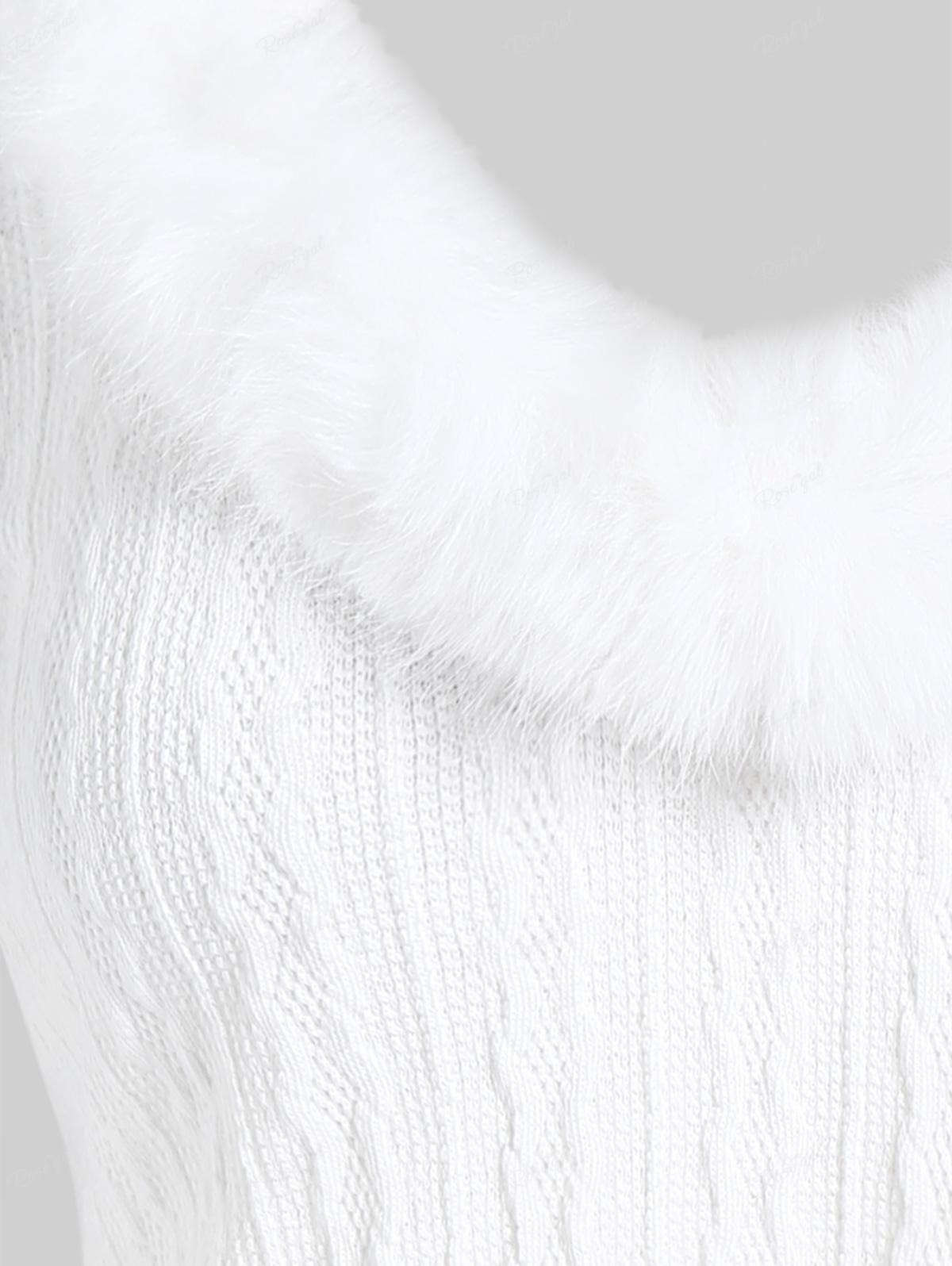 Eden - Pullover aus Kunstfell für stilvolle Wintertage