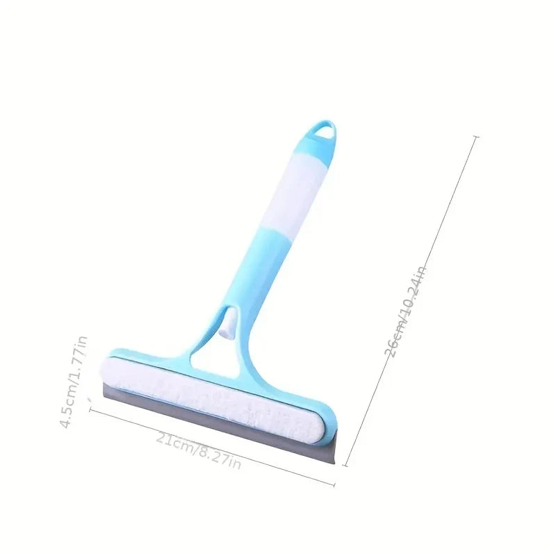3-in-1-Gummiabzieher und Glasschaber
