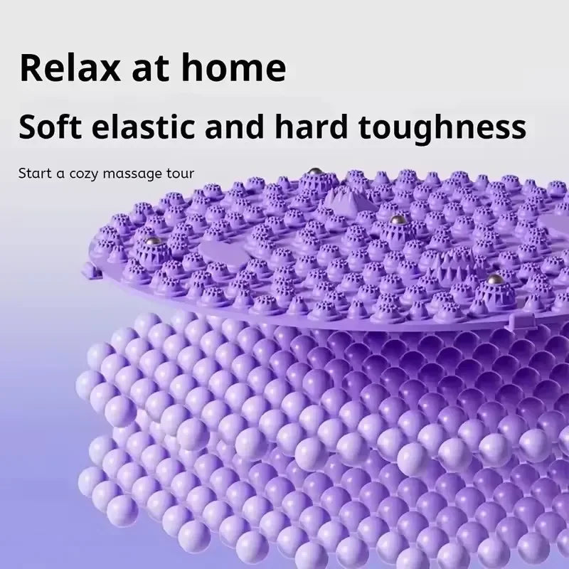 Magnetisches, platzsparendes Akupressur-Fußmassagekissen