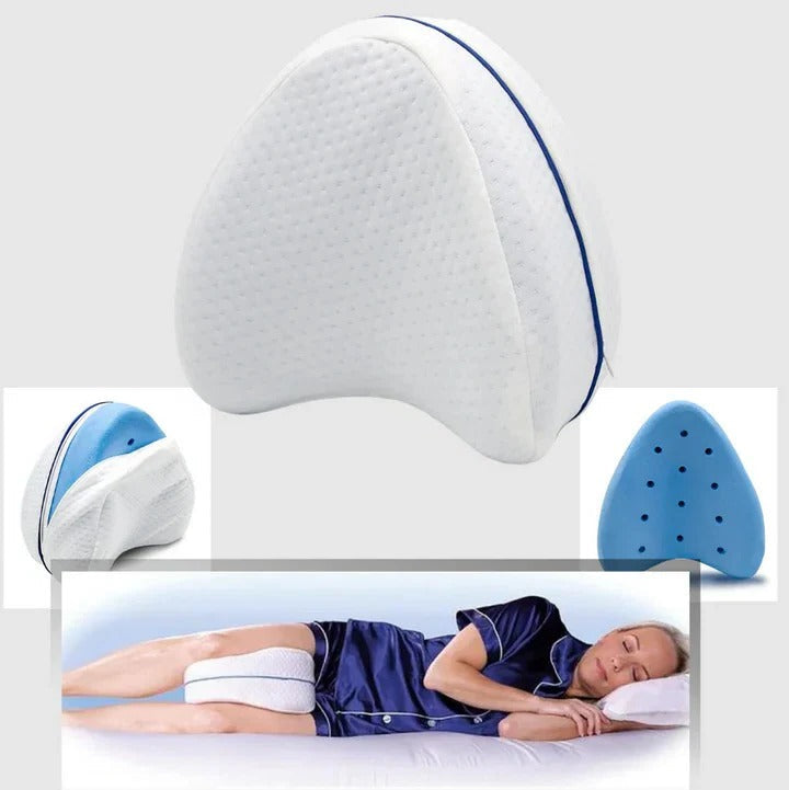 Orthopädisches Kniekissen für Seitenschläfer – Kniekissen – Kissen für die seitliche Schlafposition – Kniekissen für das Bett – Beinkissen – Schoßkissen – Schwangerschaftskissen – Inklusive Kissenbezug
