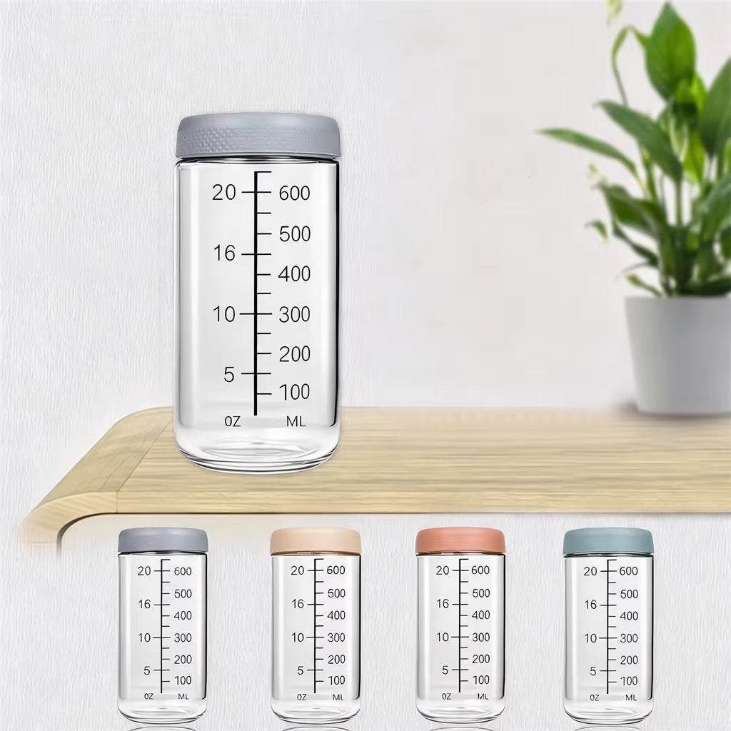 Luftdichtes, auslaufsicheres Vorratsglas aus Borosilikatglas (750ml)