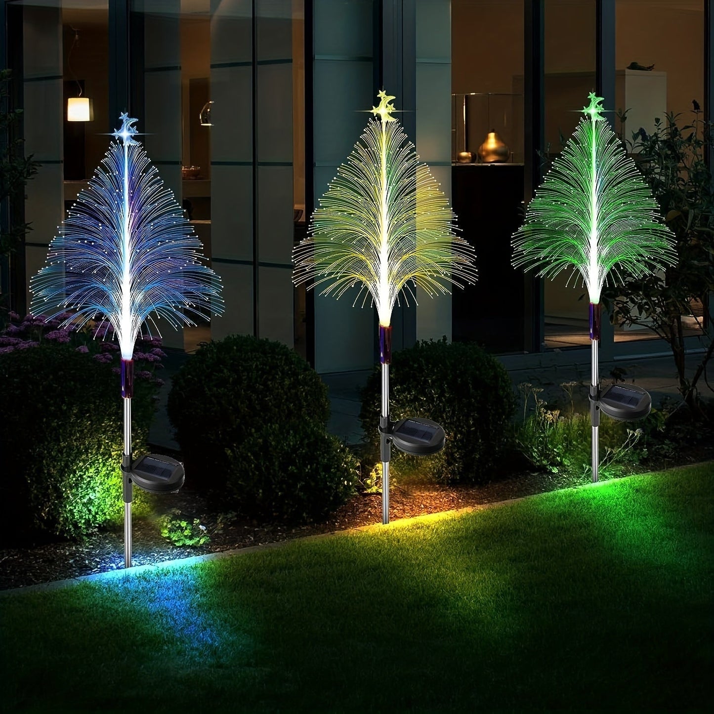 LumiVerdes 3-delte solcellelys træer — forvandl aftener, skab glæde