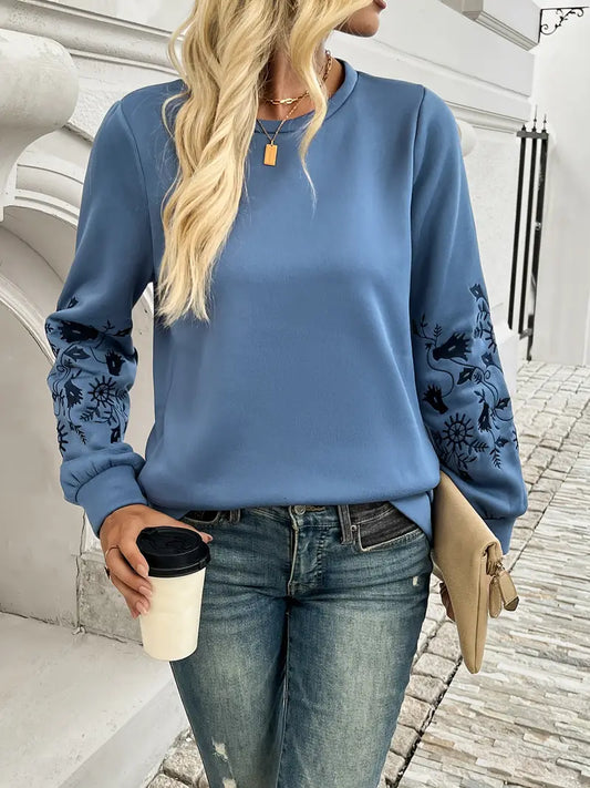 Jasmine - Sweatshirt mit Blumenprint