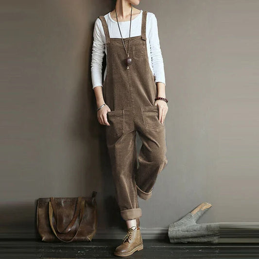 CozyChic - Lässiger Jumpsuit aus Samt | Perfekter Jumpsuit für jeden Anlass