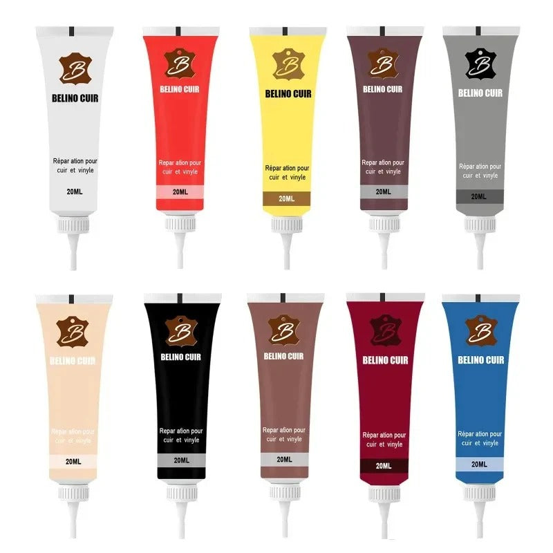 Fortgeschrittenes Lederreparaturgel, Lederreparaturcreme für Autositze und Sofas, Balsam zum Nachfärben von Leder für Möbel, Sofas, Autositze, Sofas und Jacken