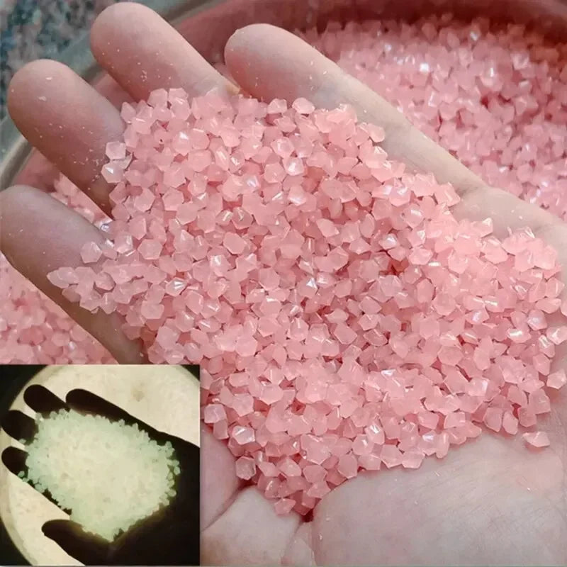Leuchtende Plastiksteine (Set mit 1000 Stück)