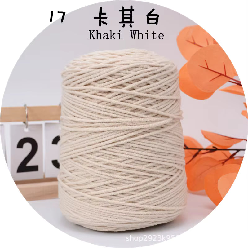 Holdbar 8-trådet flerfarvet tufting garn (400g)