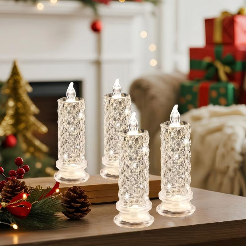 AuraLuxe Kristall LED-Licht — Fesselndes Glühen, Sofortige Stimmung