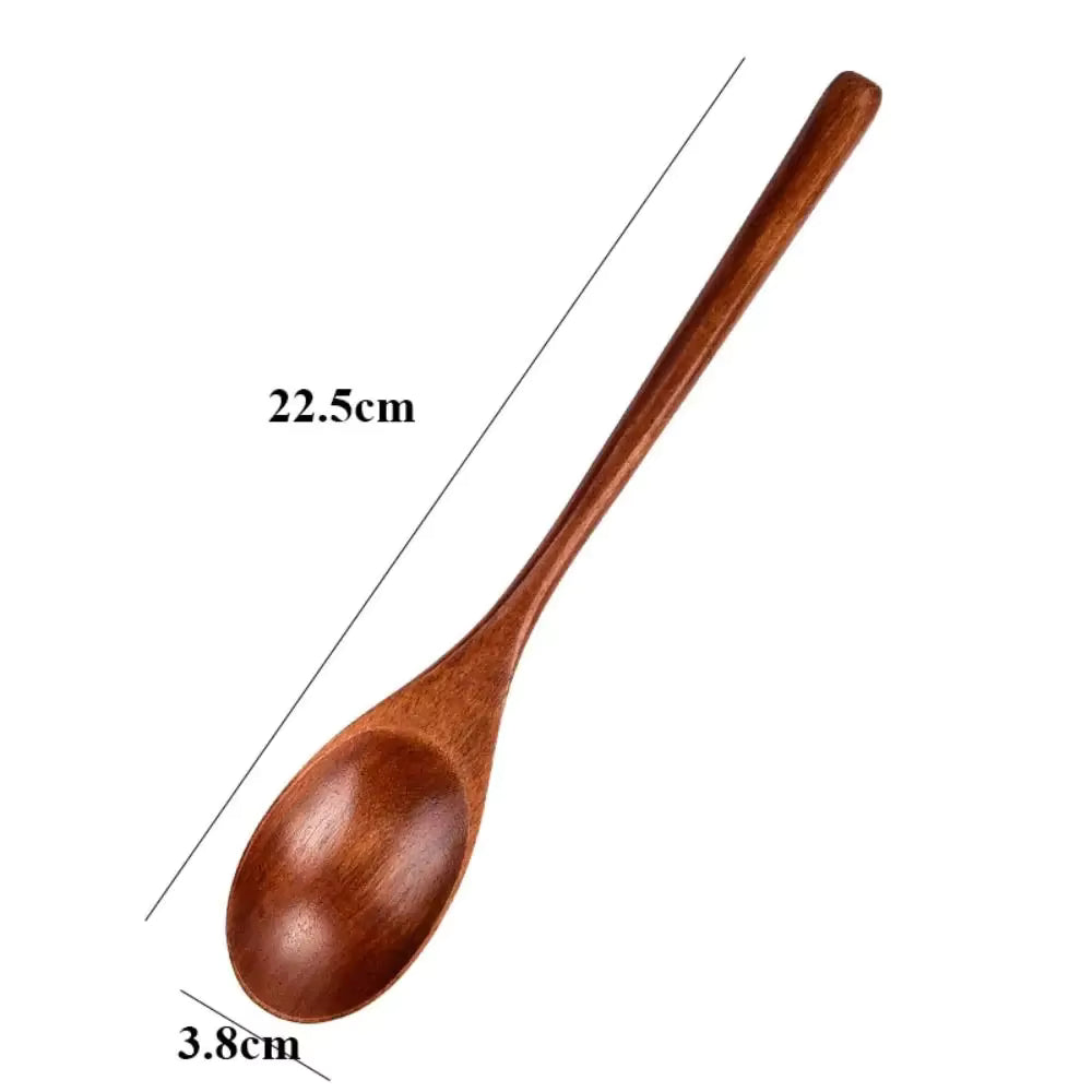 Leichter und langlebiger Holzlöffel und -gabel
