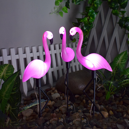 LumaRose - Solarflamingo-Licht - dekorative Gartenbeleuchtung