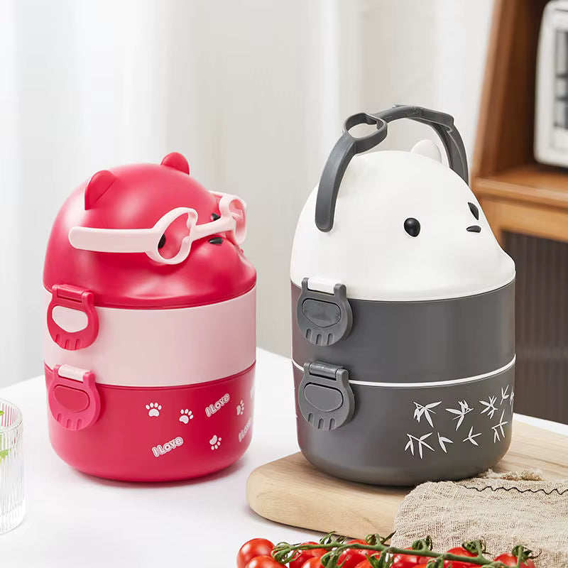 Doppelt isolierte und auslaufsichere Lunchbox (mikrowellengeeignet)