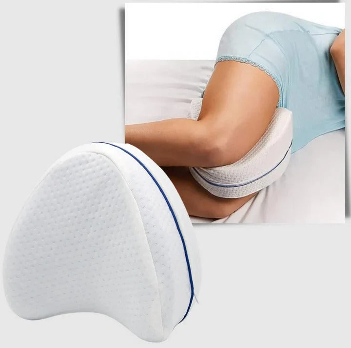 Orthopädisches Kniekissen für Seitenschläfer – Kniekissen – Kissen für die seitliche Schlafposition – Kniekissen für das Bett – Beinkissen – Schoßkissen – Schwangerschaftskissen – Inklusive Kissenbezug