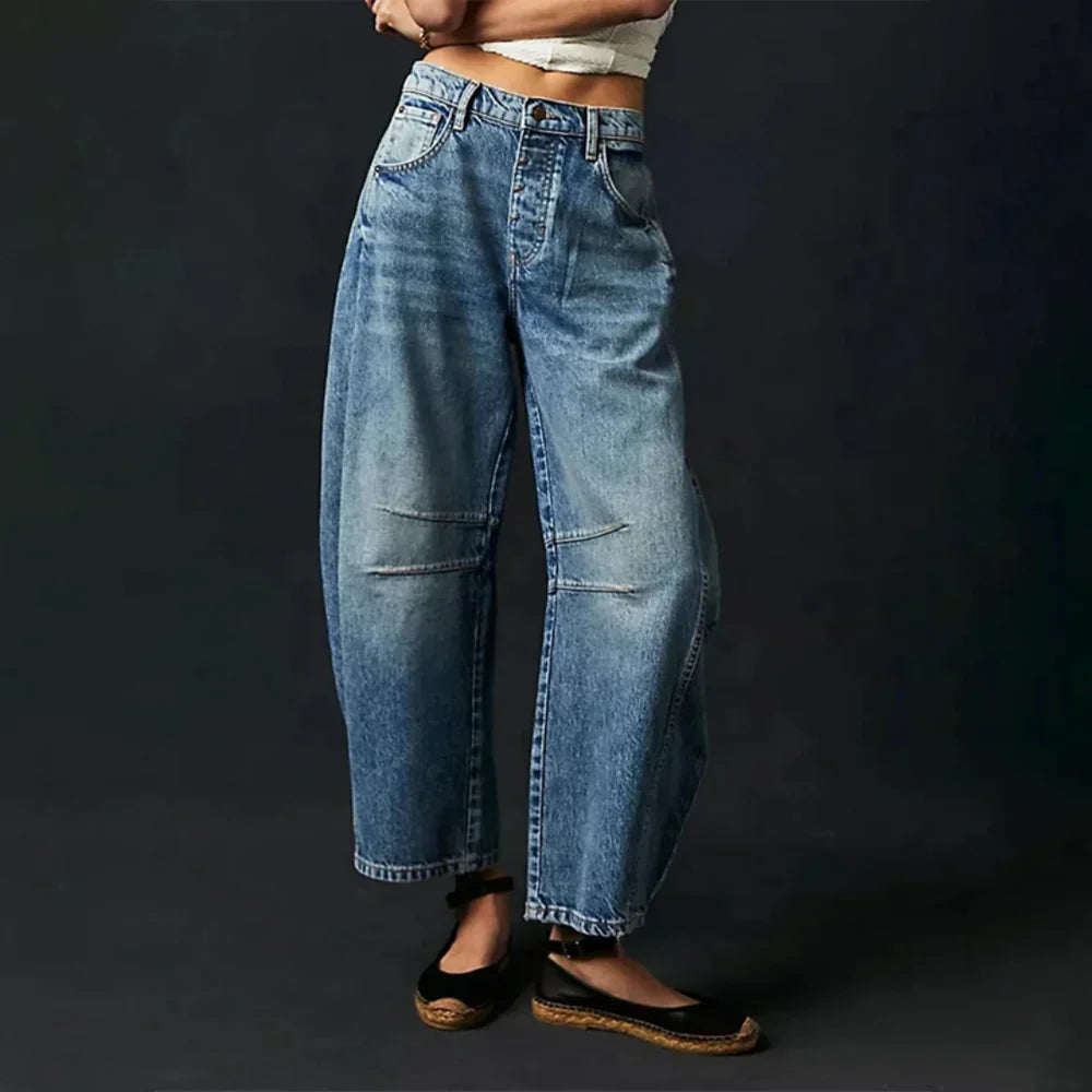 StyleEase - Bequeme Damenhose mit weitem Bein