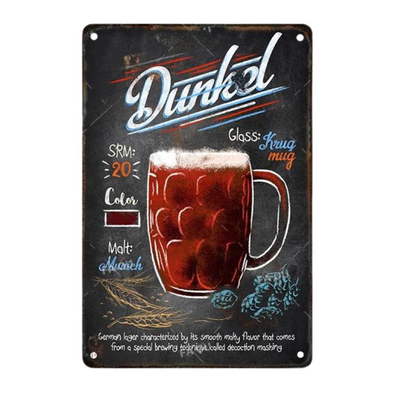 Retro Metalplakat 30 x 20 cm – Vandtæt, Holdbar og Vintage Design til Hyggelig Atmosfære i Stuen-4