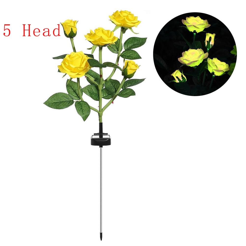 LumiRose - Solar LED Rosenblüten-Nachtlampe für den Garten