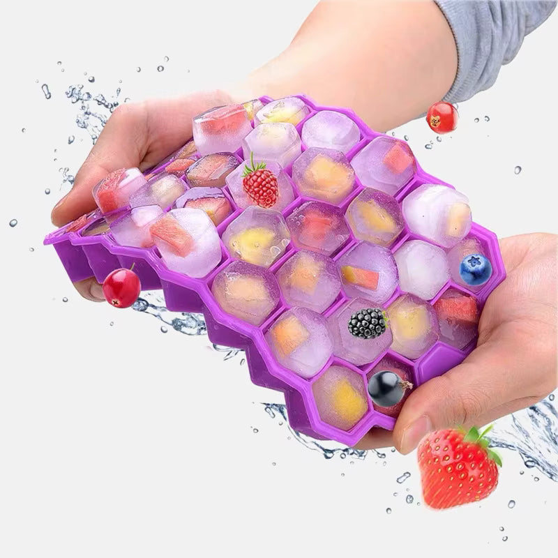 Silikon-Eiswürfelform mit großem Fassungsvermögen, BPA-frei