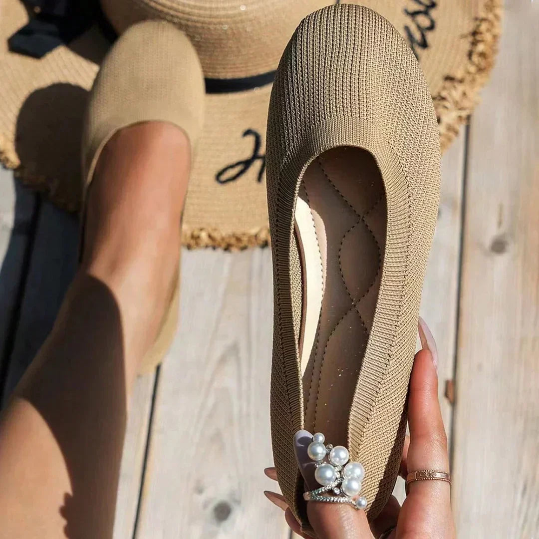 BreezeStep - Atmungsaktive flache Schuhe | Atmungsaktive flache Schuhe für frische Füße