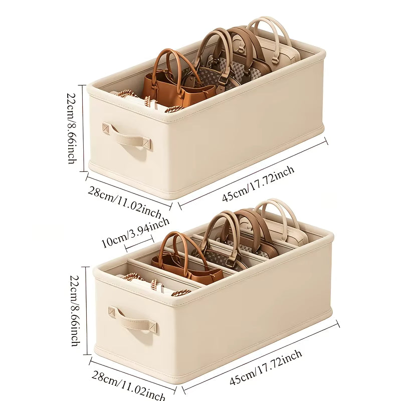 5-Fächer-Organizer und faltbare Aufbewahrungsbox für den Kleiderschrank