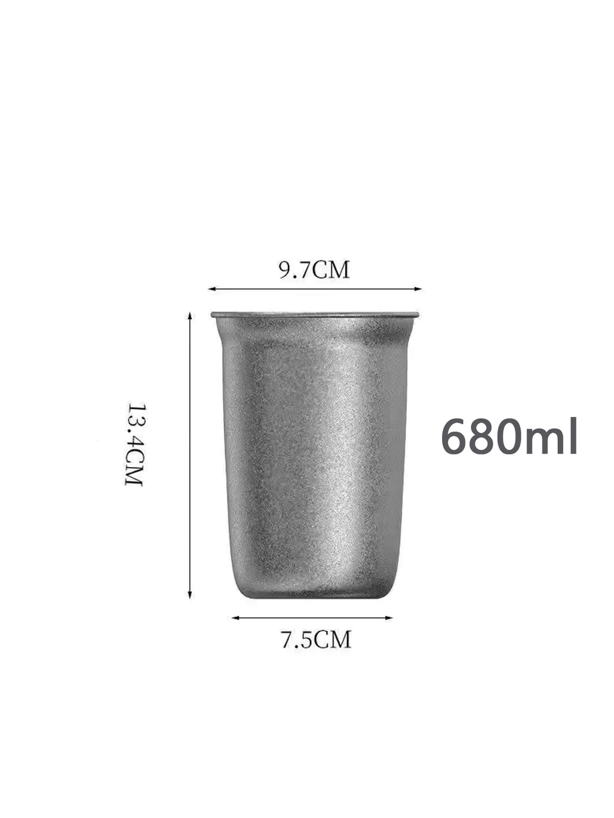 Isolierter Bierkrug aus Edelstahl 304 (groß)