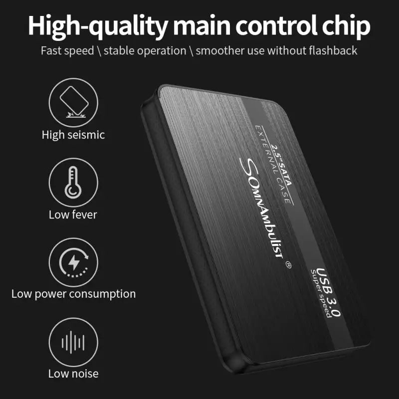 Schnelle USB 3.0 tragbare externe Festplatte (250GB–2TB)