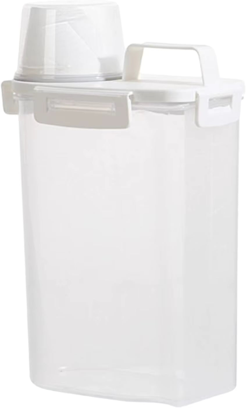 Luftdichter Vorratsbehälter mit integriertem Messbecher (2,5L)