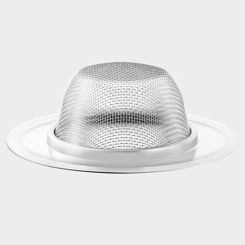 Rostfreier Stahl-Abflussfilter für die Küchenspüle gegen Verstopfungen (2er-Pack)