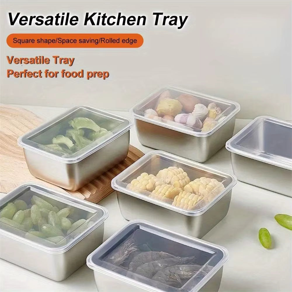Luftdichte und wiederverwendbare Bento-Box aus Edelstahl