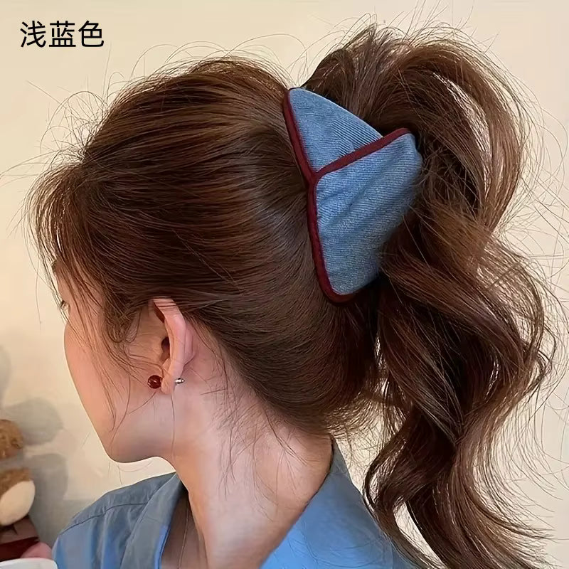 Rutschfeste Vintage-Bogen-Haarspange (für Pferdeschwänze und Hochsteckfrisuren)