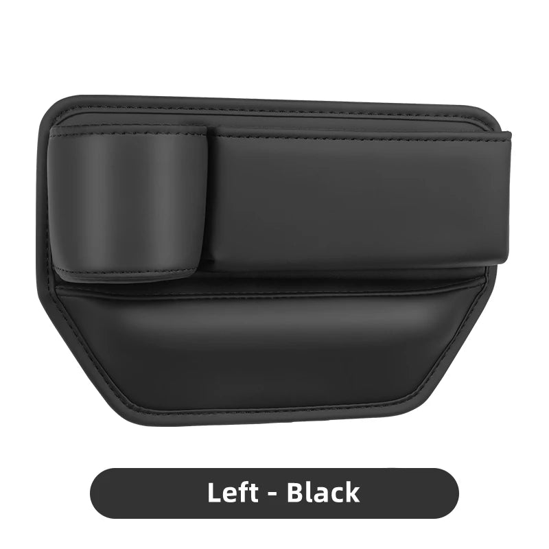 Wasserdichter Organizer aus Leder und Flanell für die Lücke zwischen den Autositzen (mit Getränkehalter)