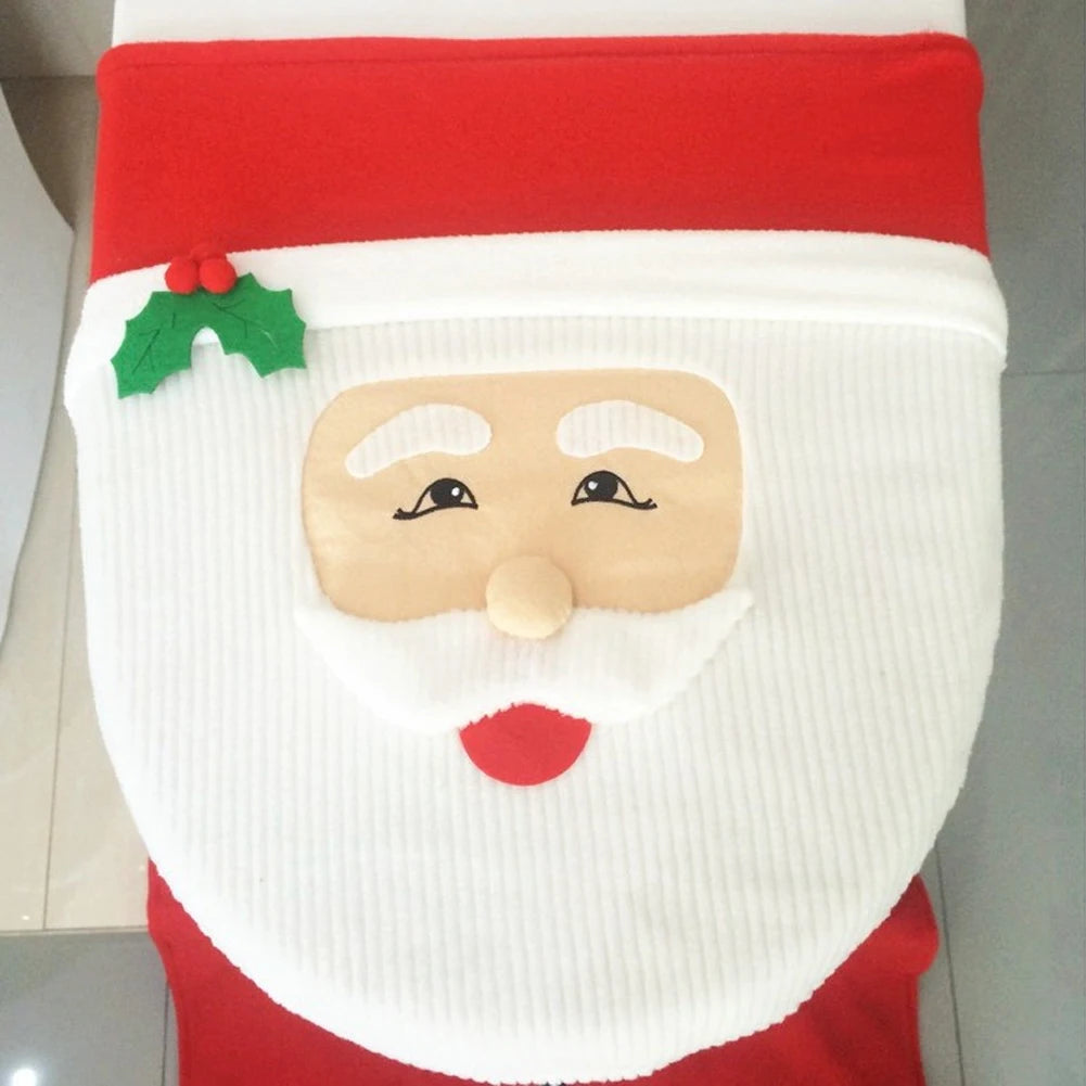 Festliches Weihnachtsset fürs WC (3 Teile)
