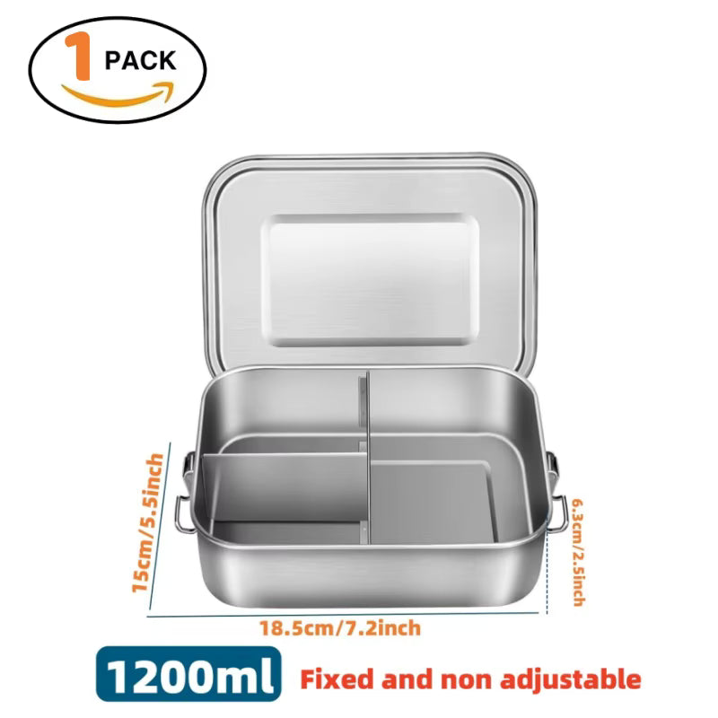 Luftdichte BPA-freie Bento-Lunchbox aus rostfreiem 304er Edelstahl