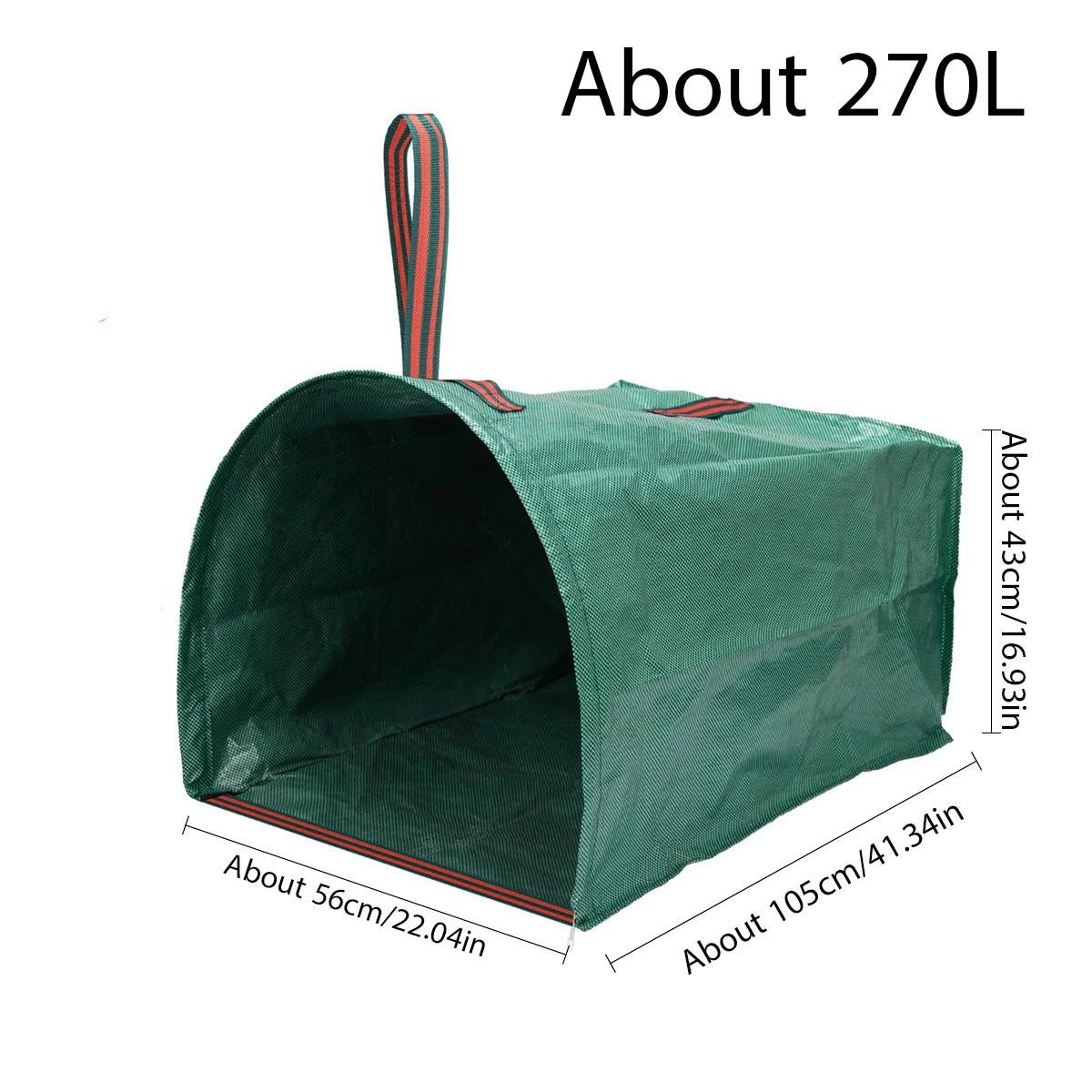 Robuster, faltbarer und wiederverwendbarer Gartensack zum Sammeln von Laub