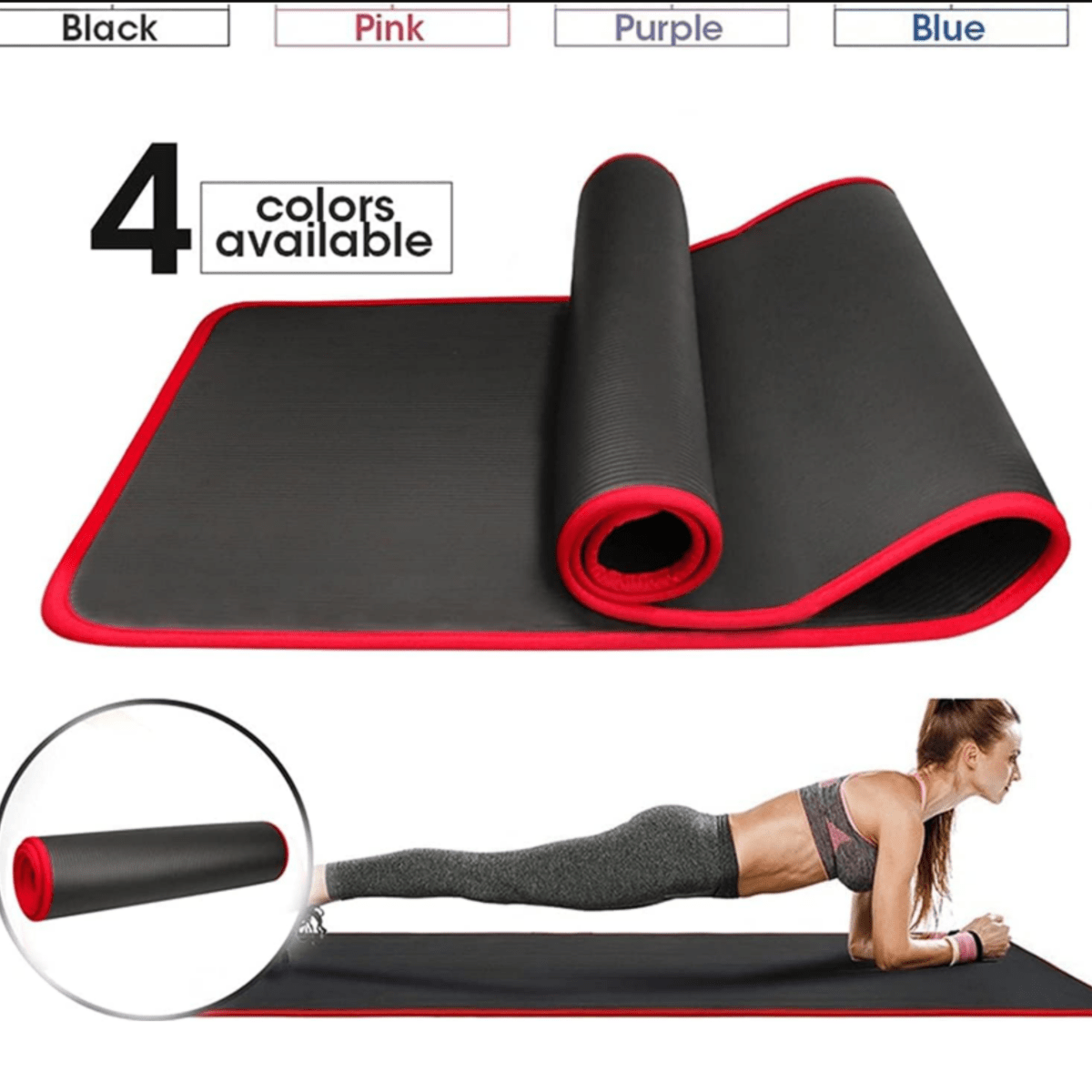 Premium yogamåtte | Ekstra tyk, skridsikker og miljøvenlig design