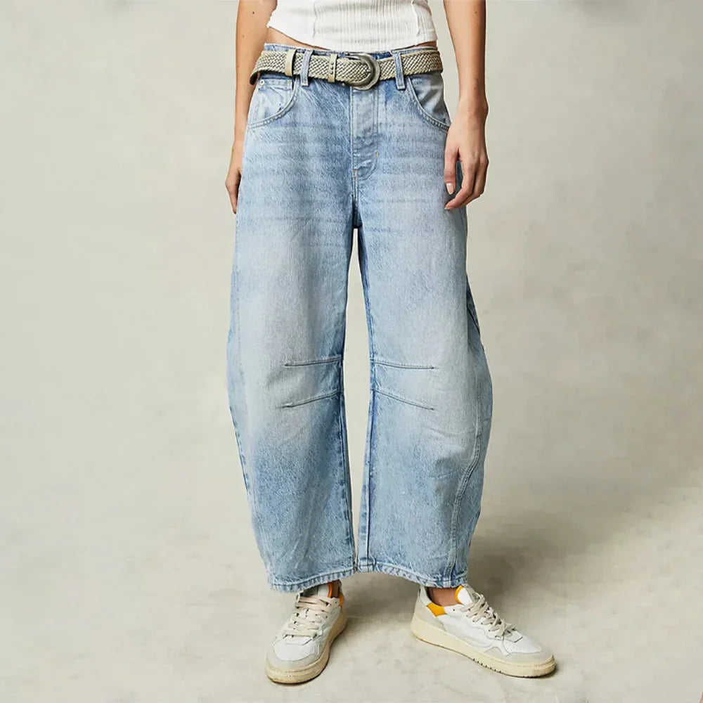 StyleEase - Bequeme Damenhose mit weitem Bein