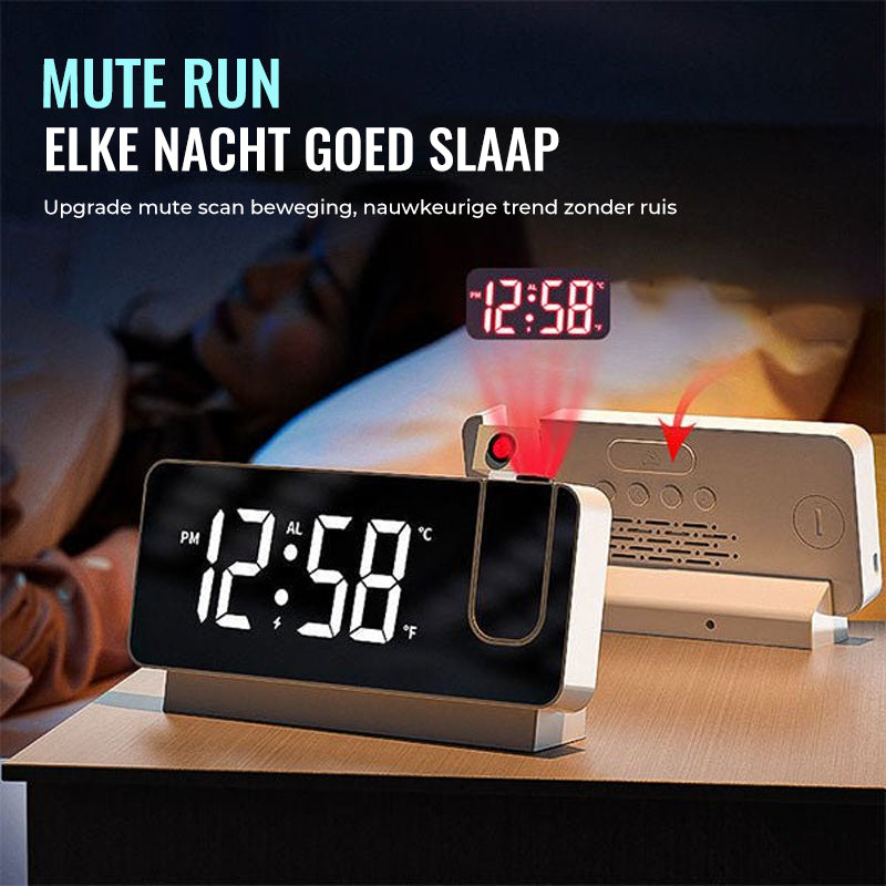 LumiTime - Digitaler Wecker mit intelligenter Zeitanzeige an der Wand