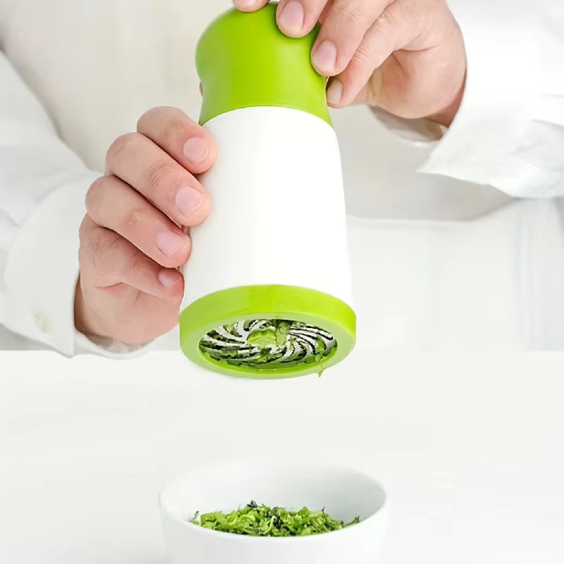 Manuelle Gewürzkräutermühle aus Edelstahl (Handgerät)
