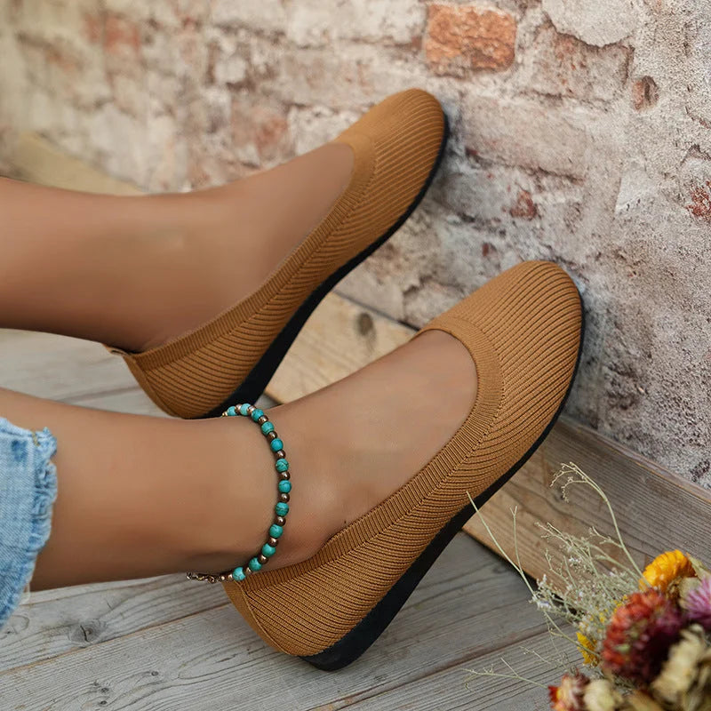 BreezeStep - Atmungsaktive flache Schuhe | Atmungsaktive flache Schuhe für frische Füße