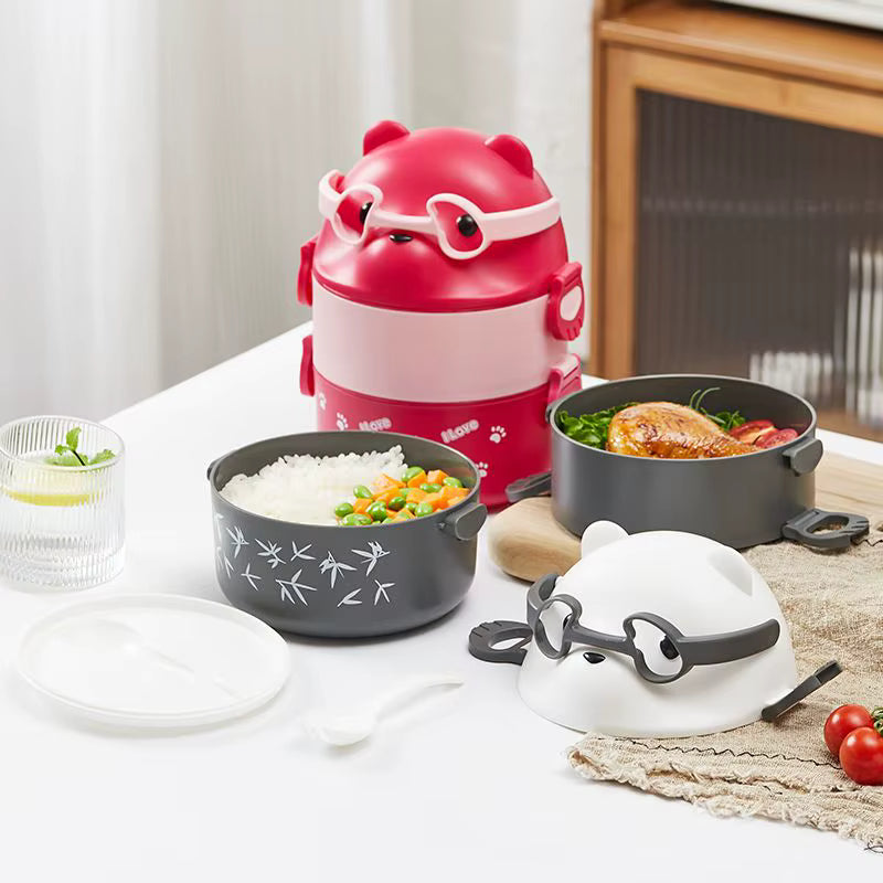 Doppelt isolierte und auslaufsichere Lunchbox (mikrowellengeeignet)