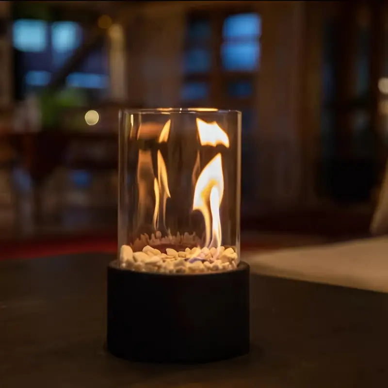 FlameGlow - Moderner und tragbarer Kamin