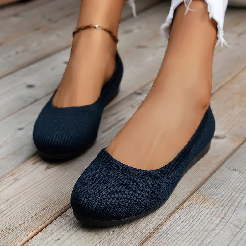 BreezeStep - Atmungsaktive flache Schuhe | Atmungsaktive flache Schuhe für frische Füße